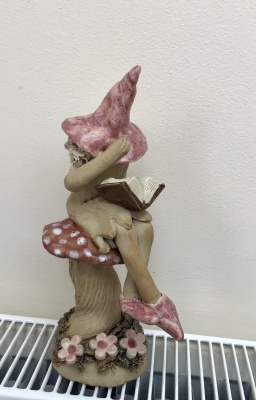 Shy fairy on Mushroom