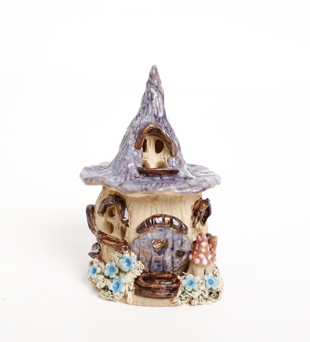 Fairy house with hobbit door