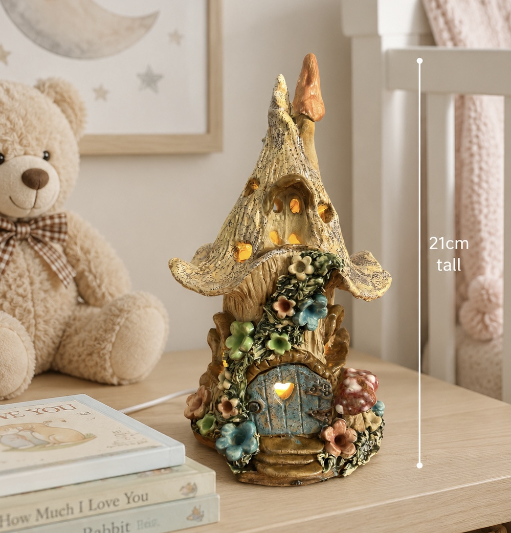 Fairy House Heart Lamp