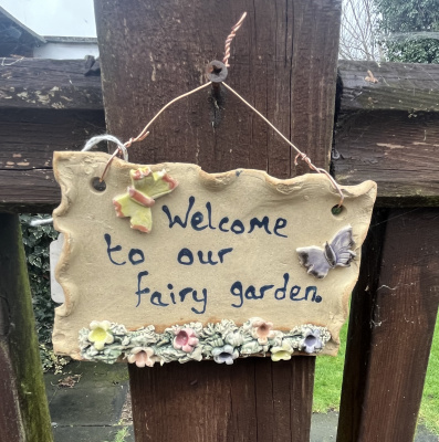 Garden sign - slight second
